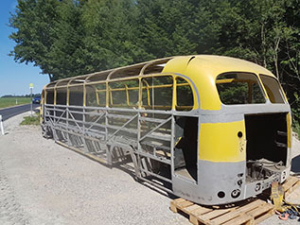 Oldtimer Bus nachher